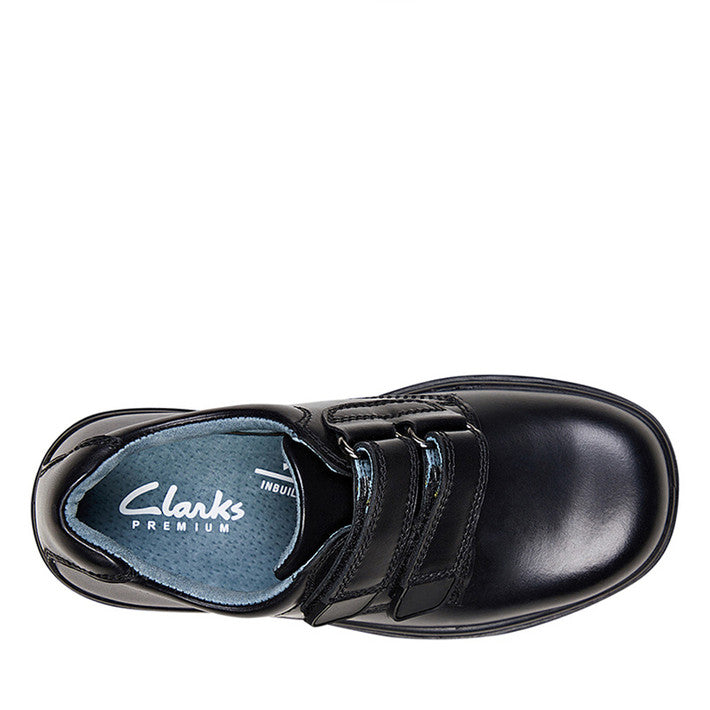Clarks Denver D Black Kearney Shoes