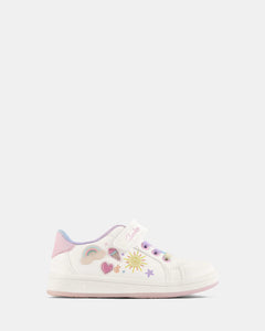 Clarks Delacey Jnr E+ - White Multi