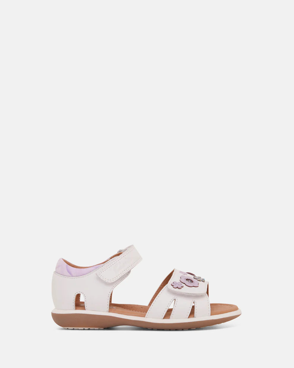 Clarks Priya E - White/Lilac