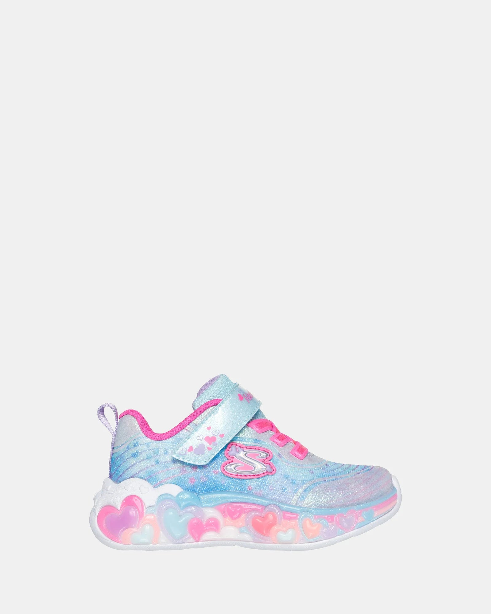 Skechers Eternal Heart Lights - Light Blue Multi