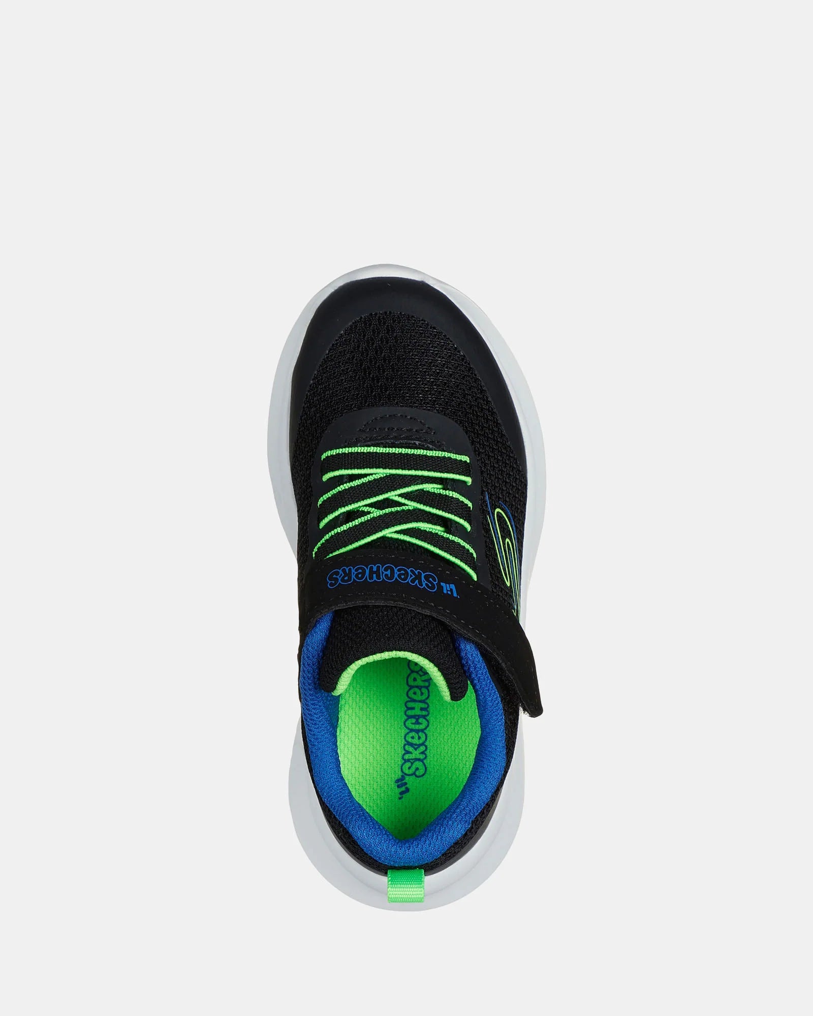 Skechers Skech Fast-Brisk Buddies - Black Blue Lime