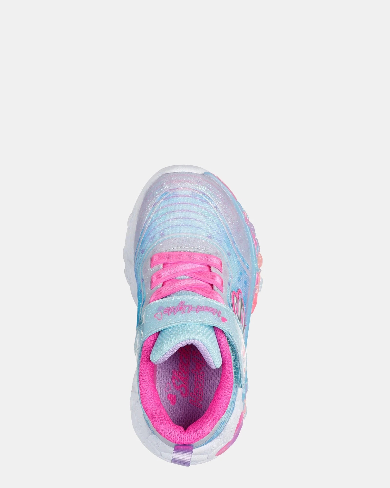 Skechers Eternal Heart Lights - Light Blue Multi