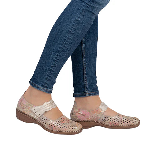 Rieker 41399-92 - Beige Multi
