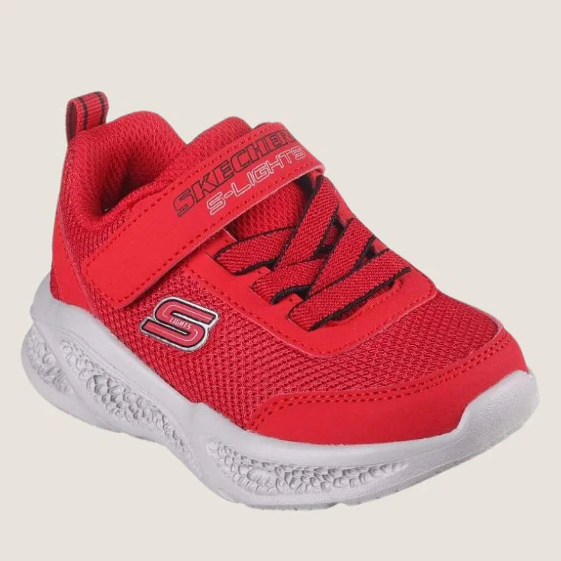 Skechers Meteor Lights - Red/Black