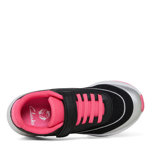 Clarks Horizon - Black Neon Pink