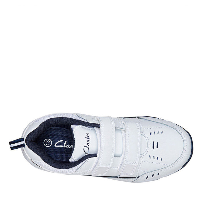 Clarks Advance - White Navy