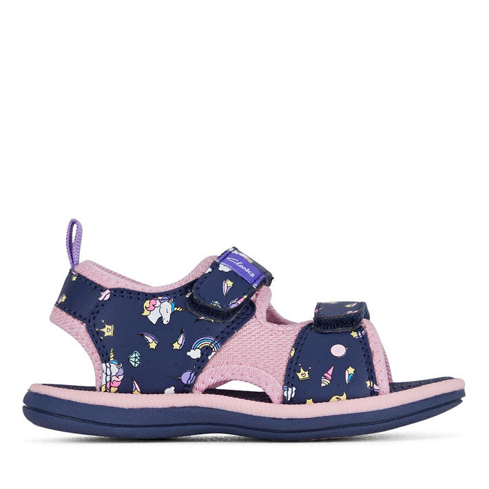 Clarks Frida - Navy Pink