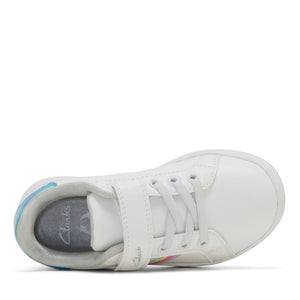 Clarks Dee Jnr - White Multi