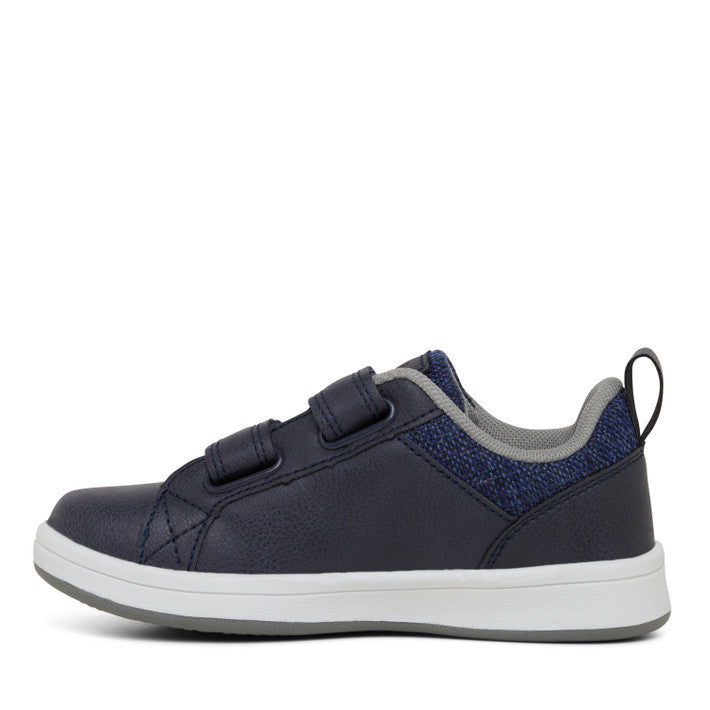 Clarks Denham Jnr - Navy/Tweed