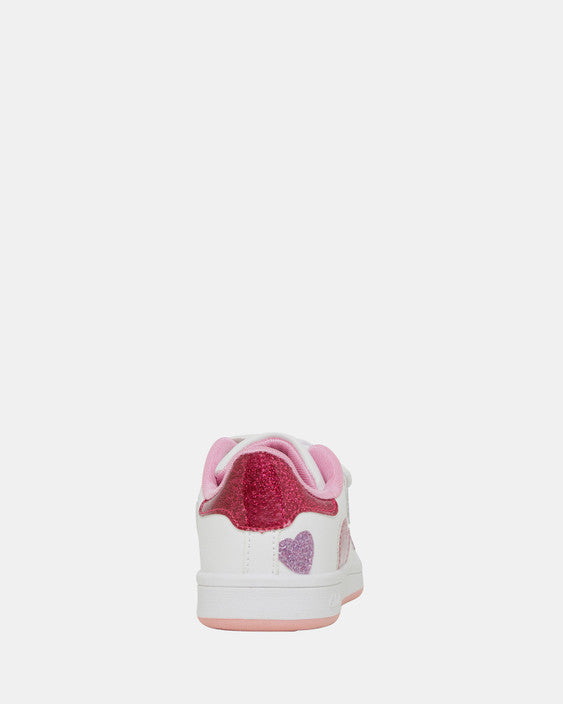 Clarks Dizzy Jnr - White/Glitter Multi