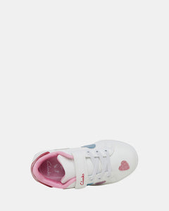 Clarks Dizzy Jnr - White/Glitter Multi