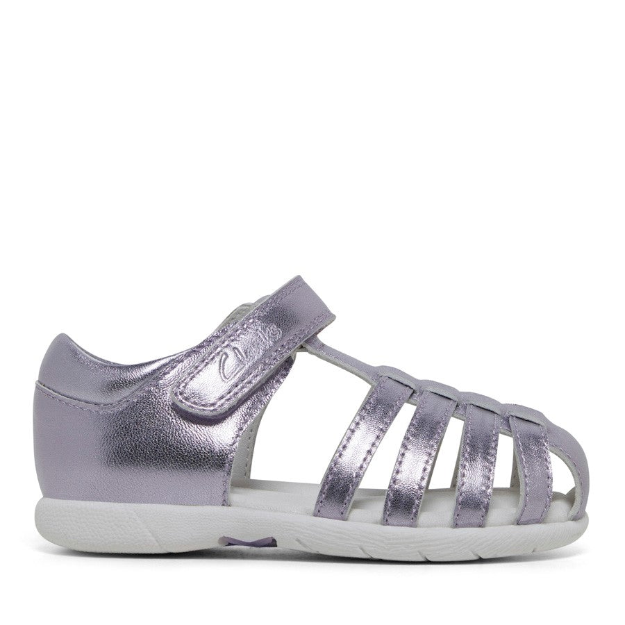 Clarks Shelly E - Lavender Metallic