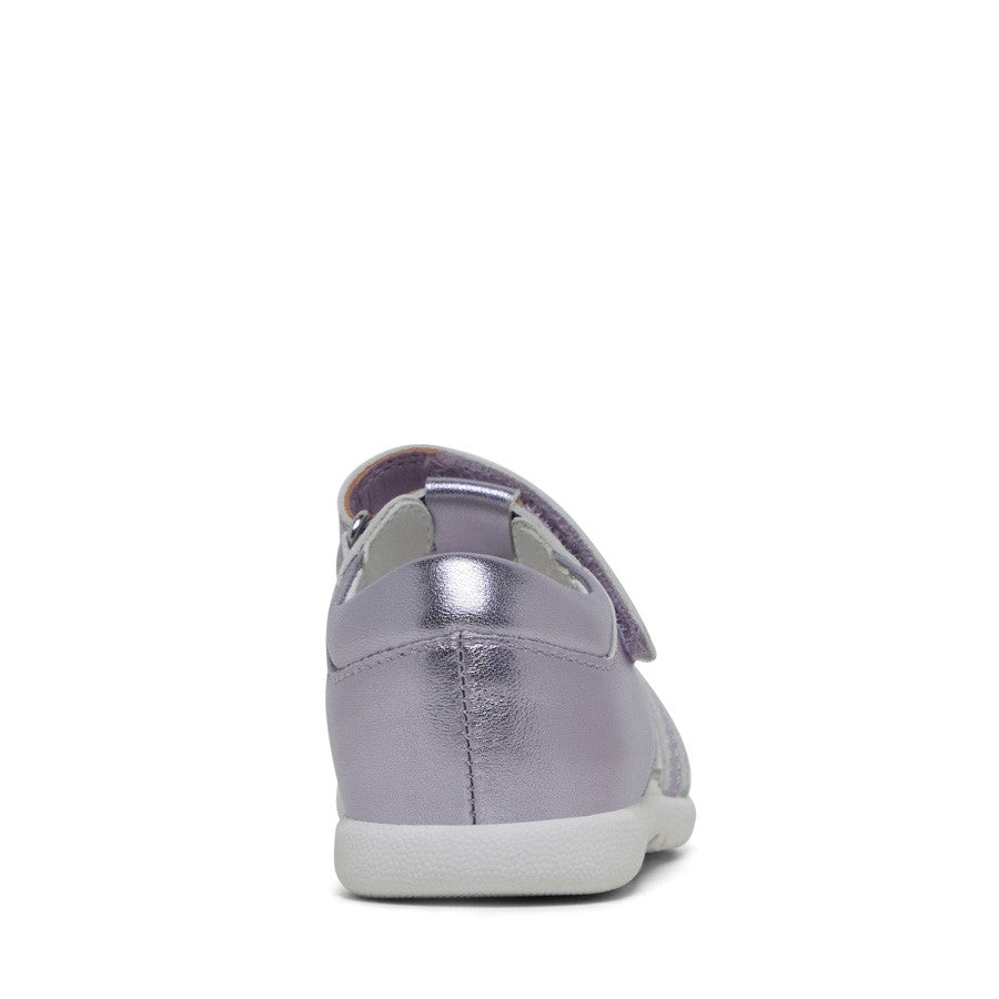 Clarks Shelly E - Lavender Metallic